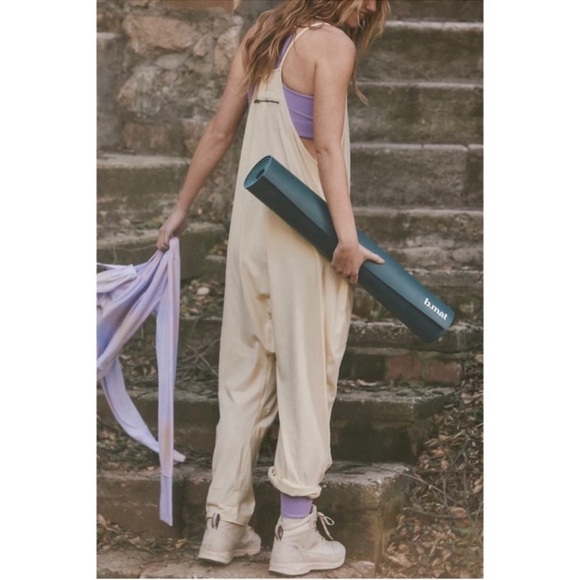 NWT Free People Hot Shot Onesie Jumpsuit in Banana Butter Yellow Large - Picture 3 of 11